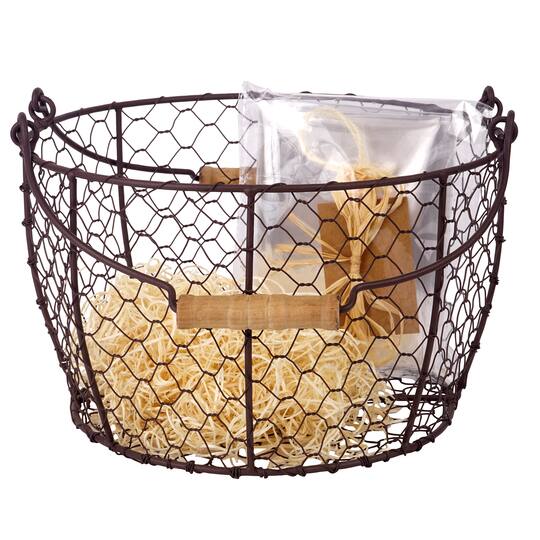 Purchase The Darice Brown Chicken Wire Basket At Michaels Com